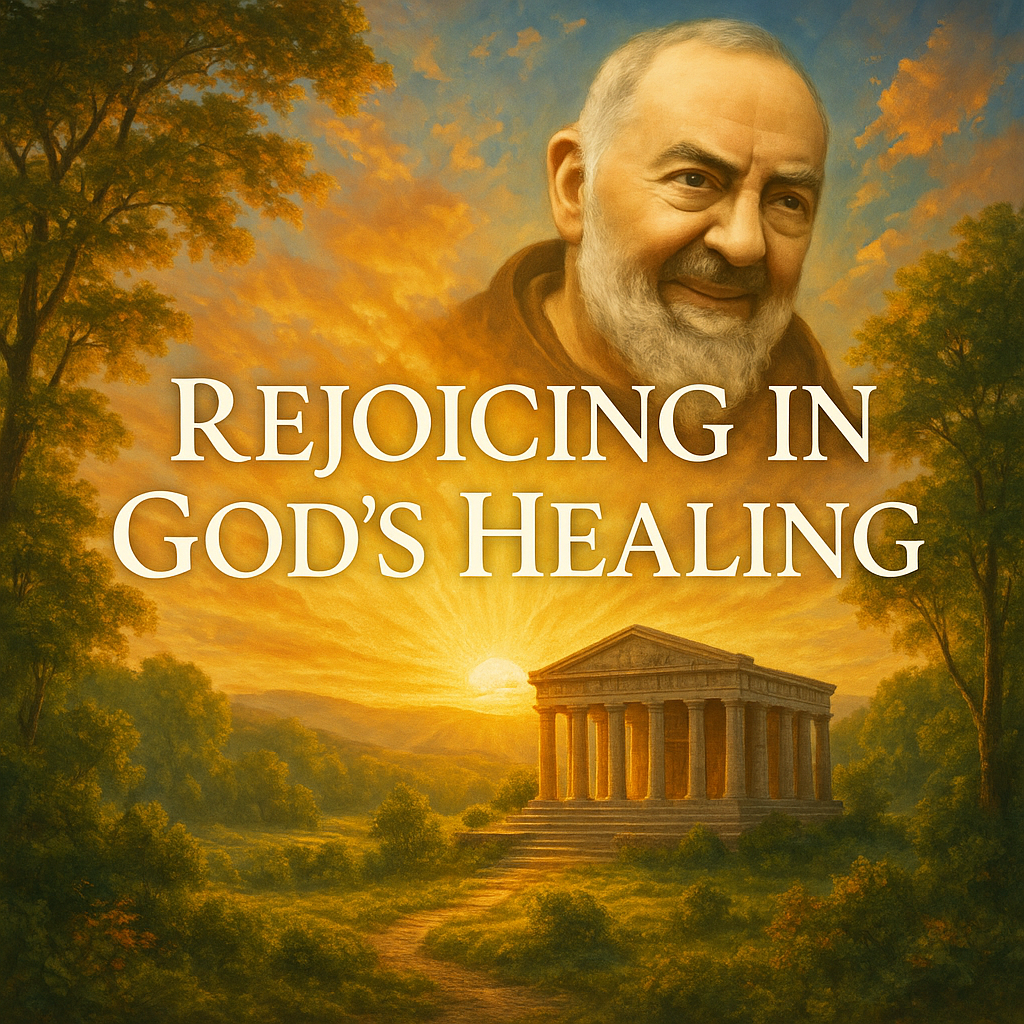 September 24, 2025 – Memorial of Saint Pius of Pietrelcina (Padre Pio) – Cycle I – Fr. Joselito – “Rejoicing in God’s Healing”